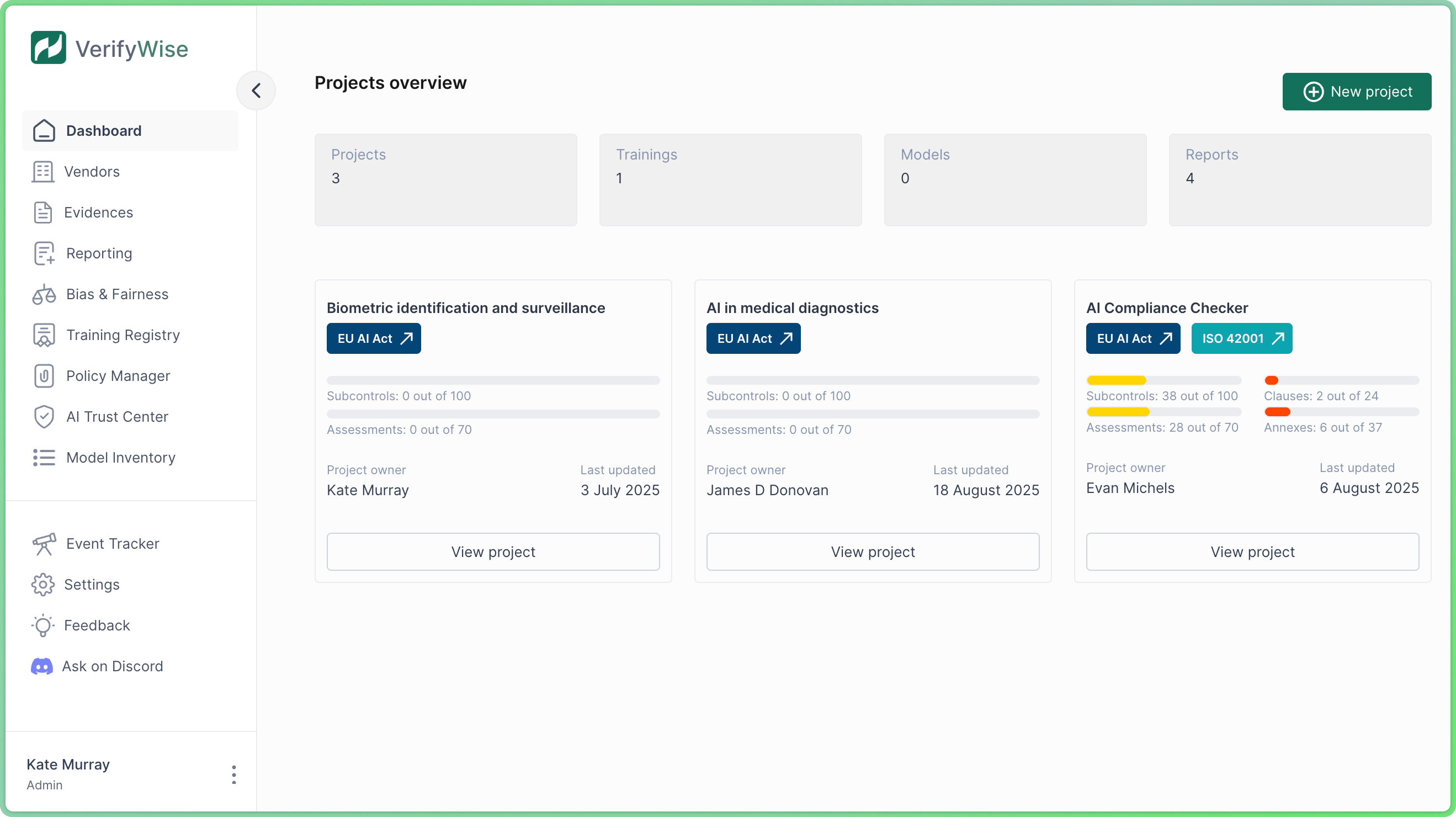 VerifyWise - AI Governance Platform